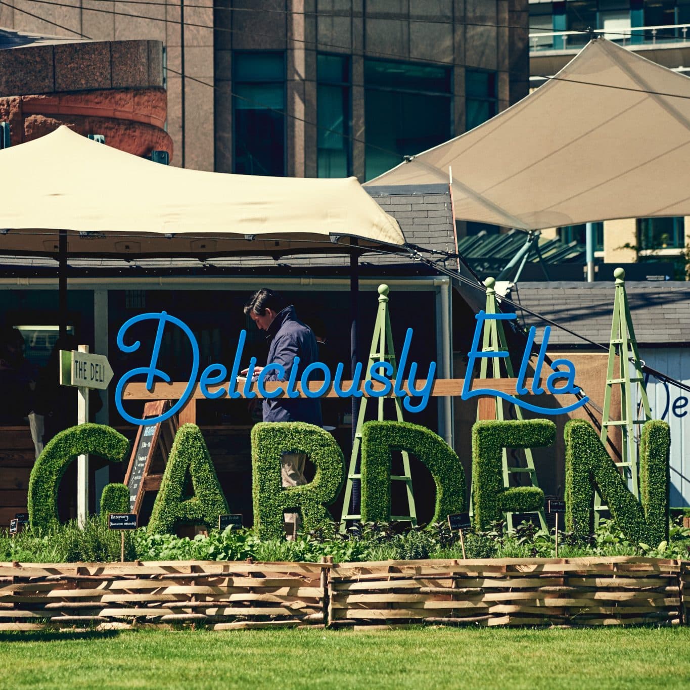 Deliciously Ella market garden pop up